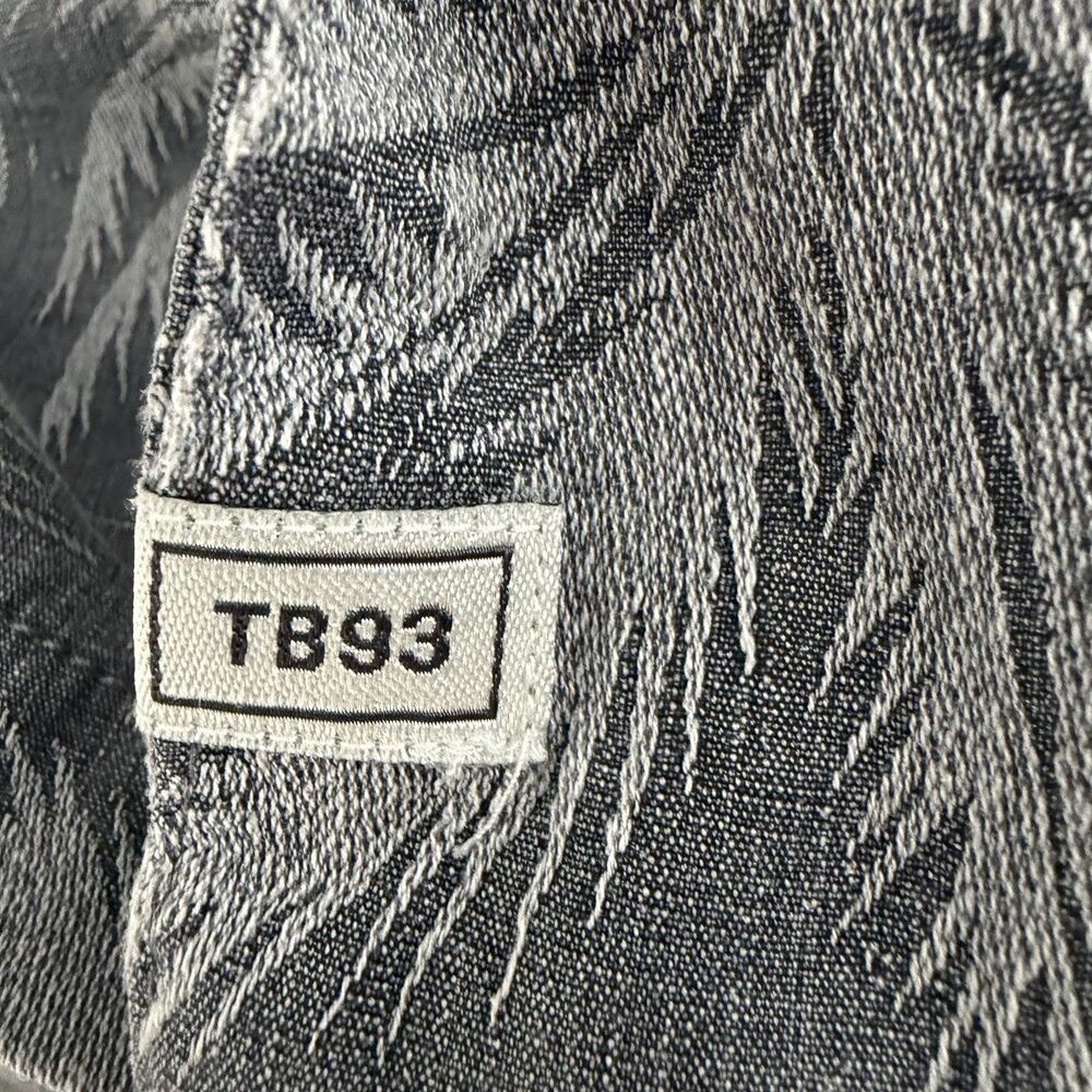 Tommy Bahama Palms In Parades Camp Shirt Gray Button Up Men’s IXL/ITG - Picture 7 of 9
